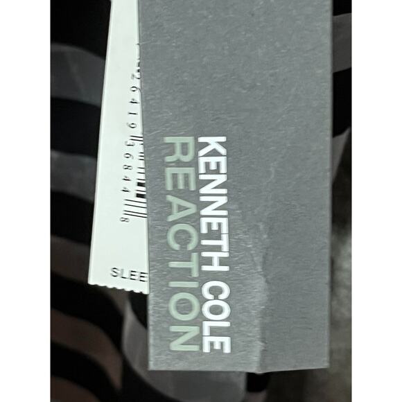 Kenneth Cole Swim Cover Up Large Beach Hooded Striped Resort Nautical Sheer Chic - Picture 7 of 8